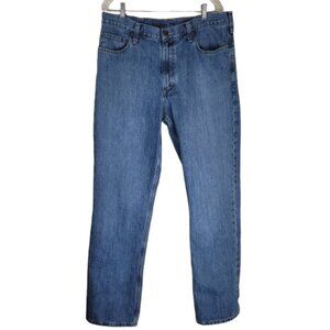 Carhartt Relaxed Fit Blue Jeans Men's Size 36 Workwear Denim